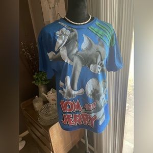Men’s Tom & Jerry Graphic T Cartoon Character Style